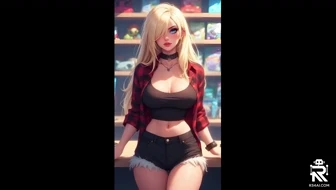 A Blonde Store Owner Getting Little Naughty thumbnail