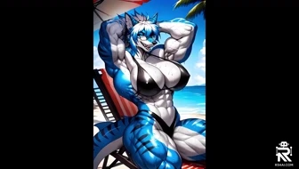 Nikasharkeh on the beach 4 thumbnail