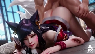 Ahri Hard Doggy Fuck thumbnail