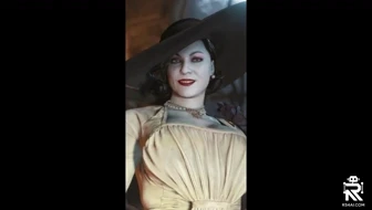 Fake Alcina Dimitrescu from Resident Evil Ahegao AI thumbnail