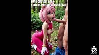 AMY ROSE cumshot [becca_cosplay] thumbnail